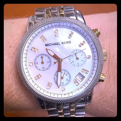 Michael Kors MK5057 watch silver and gold 